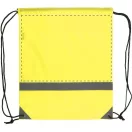 Saculet reflectorizant, 350×410 mm, Everestus, 20FEB5733, 190T Poliester, Galben