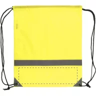   Saculet reflectorizant, 350×410 mm, Everestus, 20FEB5733, 190T Poliester, Galben