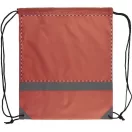 Saculet reflectorizant, 350×410 mm, Everestus, 20FEB5732, 190T Poliester, Rosu