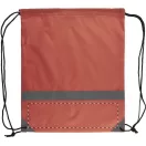 Saculet reflectorizant, 350×410 mm, Everestus, 20FEB5732, 190T Poliester, Rosu
