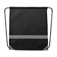   Saculet reflectorizant, 350×410 mm, Everestus, 20FEB5727, 190T Poliester, Negru