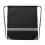 Saculet reflectorizant, 350×410 mm, Everestus, 20FEB5727, 190T Poliester, Negru