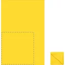 Prosop, 300×450 mm, Everestus, 20FEB16130, Microfibra, Galben