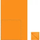 Prosop, 300×450 mm, Everestus, 20FEB16127, Microfibra, Portocaliu