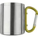 Cana, 200 ml, ø70×80 mm, Everestus, 20FEB15739, Otel inoxidabil, Galben, Argintiu