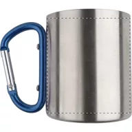   Cana, 200 ml, ø70×80 mm, Everestus, 20FEB15736, Otel inoxidabil, Albastru, Argintiu