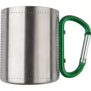 Cana, 200 ml, ø70×80 mm, Everestus, 20FEB15737, Otel inoxidabil, Verde, Argintiu