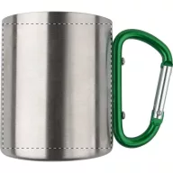   Cana, 200 ml, ø70×80 mm, Everestus, 20FEB15737, Otel inoxidabil, Verde, Argintiu