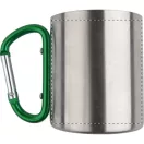 Cana, 200 ml, ø70×80 mm, Everestus, 20FEB15737, Otel inoxidabil, Verde, Argintiu