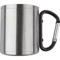   Cana, 200 ml, ø70×80 mm, Everestus, 20FEB15735, Otel inoxidabil, Negru, Argintiu