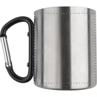   Cana, 200 ml, ø70×80 mm, Everestus, 20FEB15735, Otel inoxidabil, Negru, Argintiu