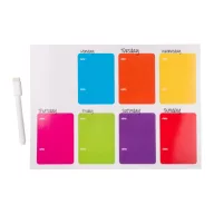   Magnetic noteboard, 290×210 mm, Everestus, 20FEB9290, Magnet, Multicolor