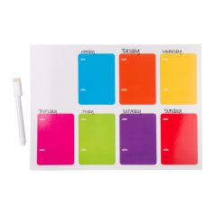   Magnetic noteboard, 290×210 mm, Everestus, 20FEB9290, Magnet, Multicolor