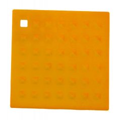   Tablet mat, 173×173×4 mm, Everestus, 20FEB4828, Silicon, Portocaliu