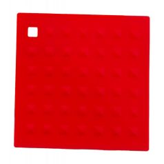   Tablet mat, 173×173×4 mm, Everestus, 20FEB4829, Silicon, Rosu