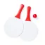 Tenis de plaja, 190×330×6 mm, Everestus, 20FEB3553, Lemn, Rosu