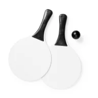   Tenis de plaja, 190×330×6 mm, Everestus, 20FEB3548, Lemn, Negru
