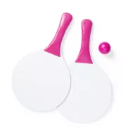   Tenis de plaja, 190×330×6 mm, Everestus, 20FEB3552, Lemn, Roz