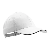   Sapca Baseball, unisex, marime universala adulti, Everestus, 20FEB9913, Bumbac periat, Alb