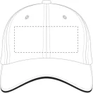 Sapca Baseball, unisex, marime universala adulti, Everestus, 20FEB9913, Bumbac periat, Alb