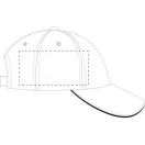 Sapca Baseball, unisex, marime universala adulti, Everestus, 20FEB9913, Bumbac periat, Alb