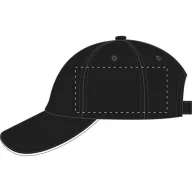   Sapca Baseball, unisex, marime universala adulti, Everestus, 20FEB9906, Bumbac periat, Negru