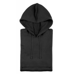   Hooded sweatshirt, unisex, XL, S-XXL, 20FEB9227, Poliester, Negru