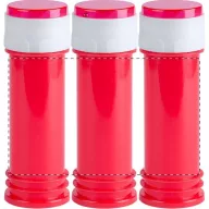   Bubble bottle, 60 ml, ø37×112 mm, Everestus, 20FEB2936, Plastic, Rosu