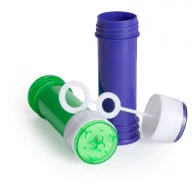   Bubble bottle, 60 ml, ø37×112 mm, Everestus, 20FEB2934, Plastic, Verde