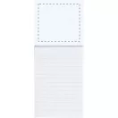 Magnetic notepad, 60×148 mm, Everestus, 20FEB9298, Magnet, Alb
