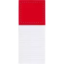 Magnetic notepad, 60×148 mm, Everestus, 20FEB9297, Magnet, Rosu