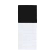   Magnetic notepad, 60×148 mm, Everestus, 20FEB9292, Magnet, Negru