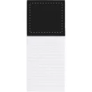 Magnetic notepad, 60×148 mm, Everestus, 20FEB9292, Magnet, Negru