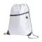 Saculet cu snur tip rucsac, 345×450 mm, Everestus, 20FEB5663, 210D Poliester, Alb