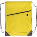 Saculet cu snur tip rucsac, 345×450 mm, Everestus, 20FEB5664, 210D Poliester, Galben