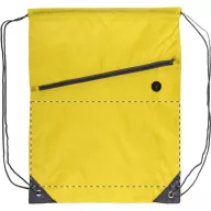   Saculet cu snur tip rucsac, 345×450 mm, Everestus, 20FEB5664, 210D Poliester, Galben