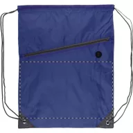   Saculet cu snur tip rucsac, 345×450 mm, Everestus, 20FEB5658, 210D Poliester, Albastru