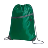   Saculet cu snur tip rucsac, 345×450 mm, Everestus, 20FEB5659, 210D Poliester, Verde