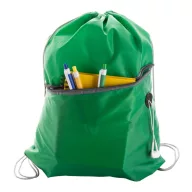   Saculet cu snur tip rucsac, 345×450 mm, Everestus, 20FEB5659, 210D Poliester, Verde