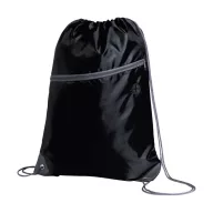   Saculet cu snur tip rucsac, 345×450 mm, Everestus, 20FEB5657, 210D Poliester, Negru