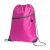 Saculet cu snur tip rucsac, 345×450 mm, Everestus, 20FEB5661, 210D Poliester, Roz