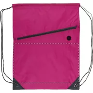   Saculet cu snur tip rucsac, 345×450 mm, Everestus, 20FEB5661, 210D Poliester, Roz