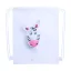 Saculet cu snur tip rucsac, Zebra, 265×325 mm, Everestus, 20FEB5721, 190T Poliester, Alb