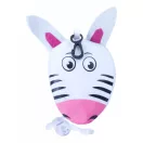 Saculet cu snur tip rucsac, Zebra, 265×325 mm, Everestus, 20FEB5721, 190T Poliester, Alb
