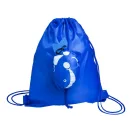 Saculet cu snur tip rucsac, Balena, 265×325 mm, Everestus, 20FEB5720, 190T Poliester, Albastru