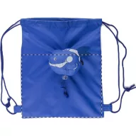  Saculet cu snur tip rucsac, Balena, 265×325 mm, Everestus, 20FEB5720, 190T Poliester, Albastru