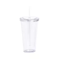   Pahar cu pai, 750 ml, ø100×175 mm, Everestus, 20FEB2026, Plastic, Transparent