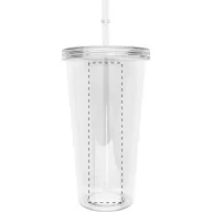   Pahar cu pai, 750 ml, ø100×175 mm, Everestus, 20FEB2026, Plastic, Transparent