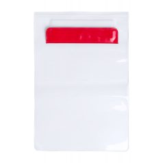   Husa impermeabila pentru tableta, 310×210 mm, Everestus, 20FEB10817, Plastic, Rosu, Transparent