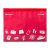 Geanta multifunctionala, 230×180×65 mm, Everestus, 20FEB7794, Plastic LDPE, Rosu